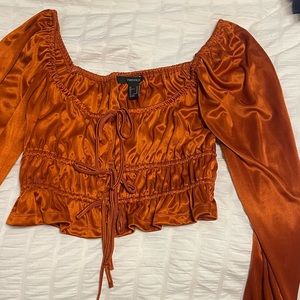 Burnt orange top brand new